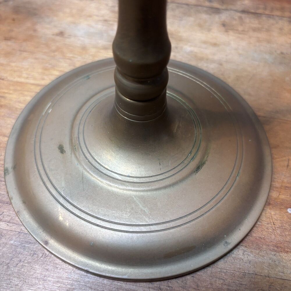 Vintage 14" Heavy Solid Brass 5-Light Candelabra 4 Rotating Swivel Arm Colonial - Picture 10 of 15